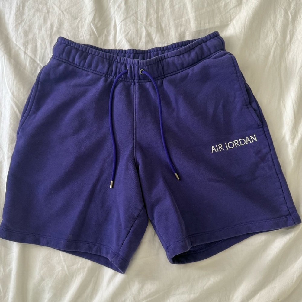Jordan Purple Shorts with Elastic Waistband
